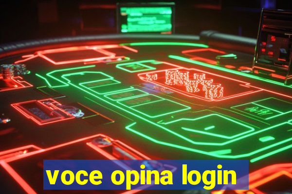 voce opina login