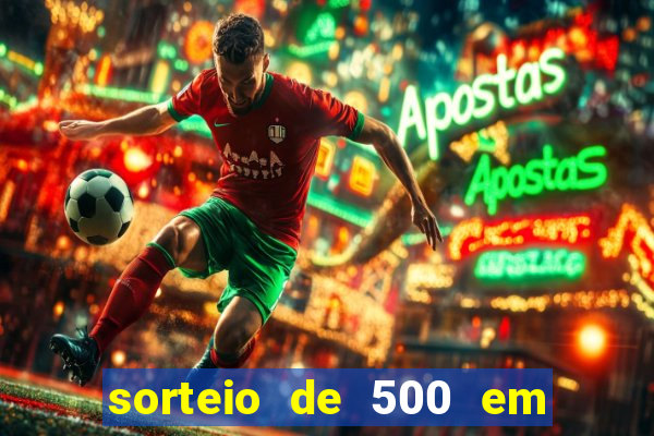 sorteio de 500 em cash toda segunda feira novibet como funciona