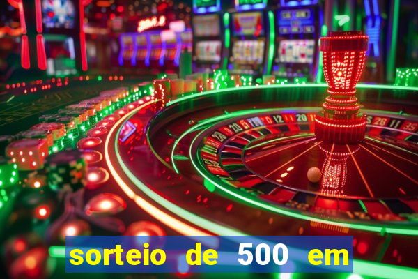 sorteio de 500 em cash toda segunda feira novibet como funciona