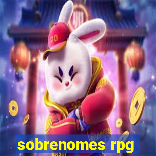 sobrenomes rpg