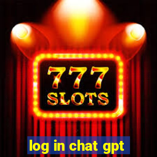 log in chat gpt