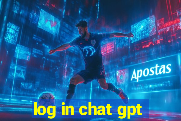 log in chat gpt