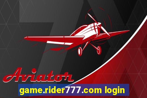 game.rider777.com login