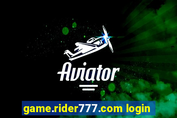 game.rider777.com login