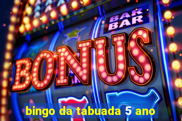 bingo da tabuada 5 ano