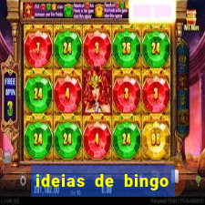 ideias de bingo para o natal