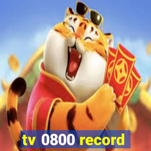 tv 0800 record