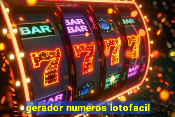 gerador numeros lotofacil