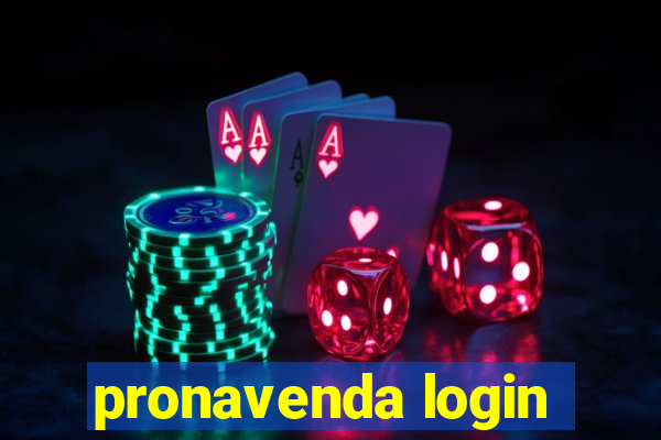 pronavenda login