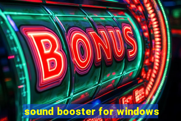 sound booster for windows