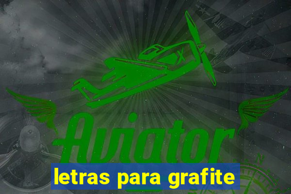 letras para grafite