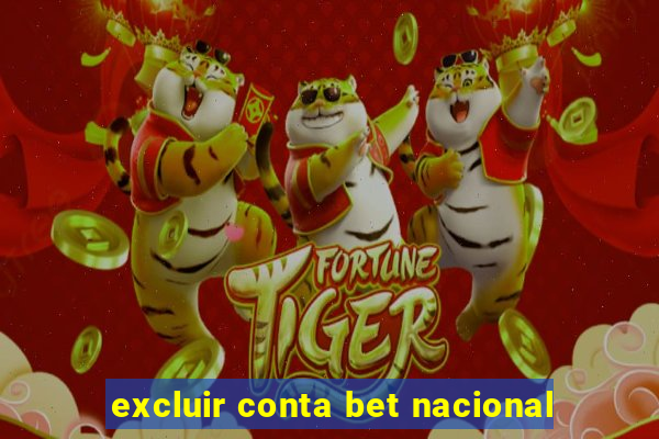 excluir conta bet nacional