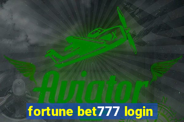 fortune bet777 login