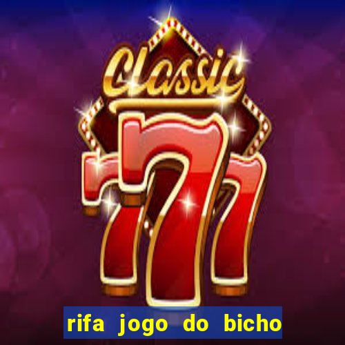 rifa jogo do bicho para imprimir