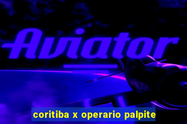 coritiba x operario palpite