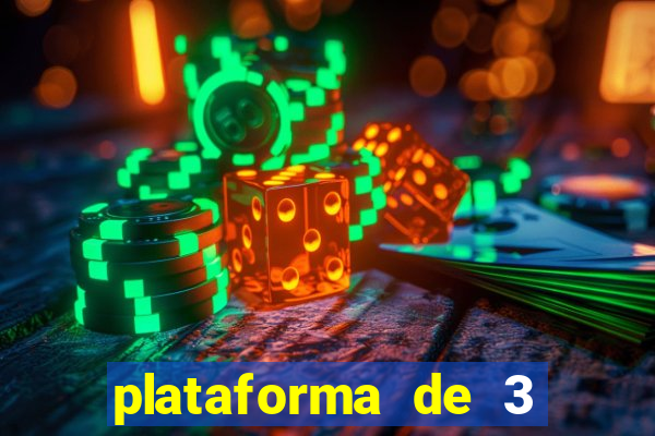 plataforma de 3 reais jogo