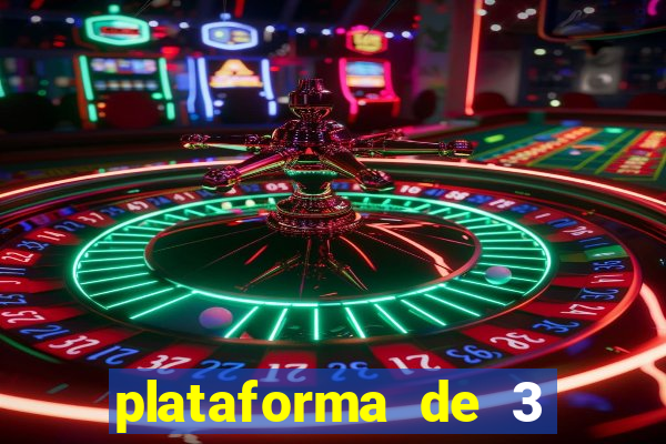 plataforma de 3 reais jogo