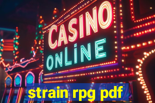 strain rpg pdf