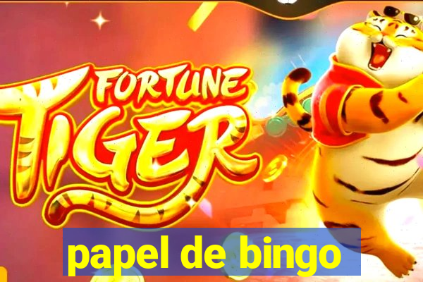 papel de bingo