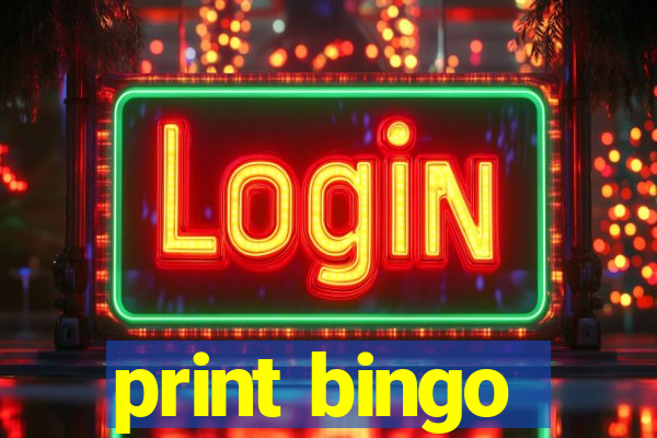 print bingo