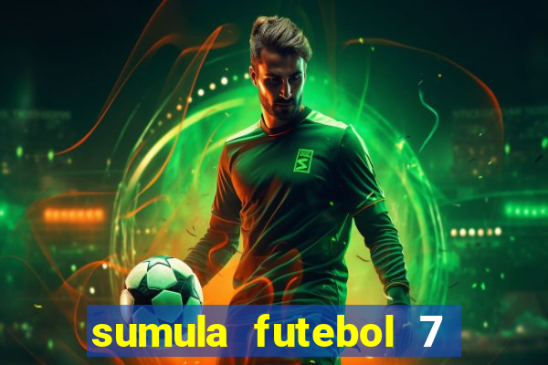 sumula futebol 7 society excel