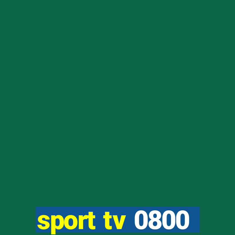 sport tv 0800