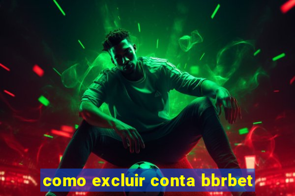 como excluir conta bbrbet