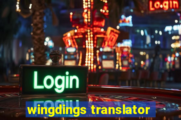 wingdings translator