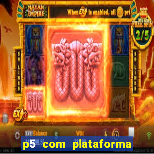 p5 com plataforma de jogos