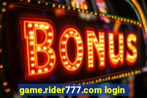 game.rider777.com login