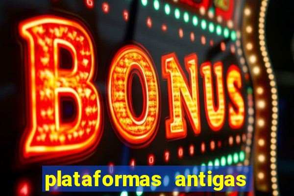 plataformas antigas de jogos