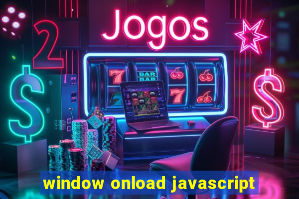 window onload javascript