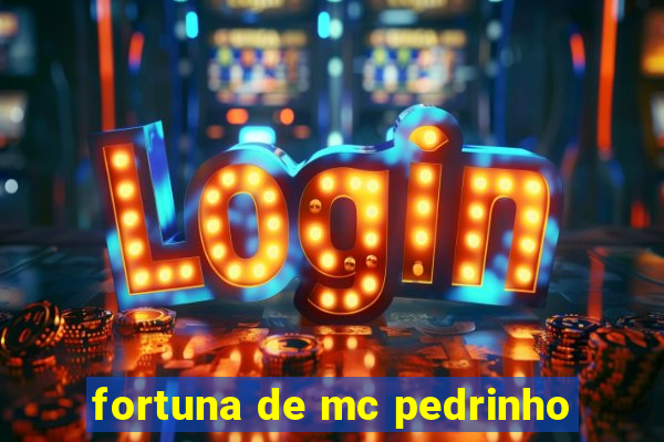 fortuna de mc pedrinho