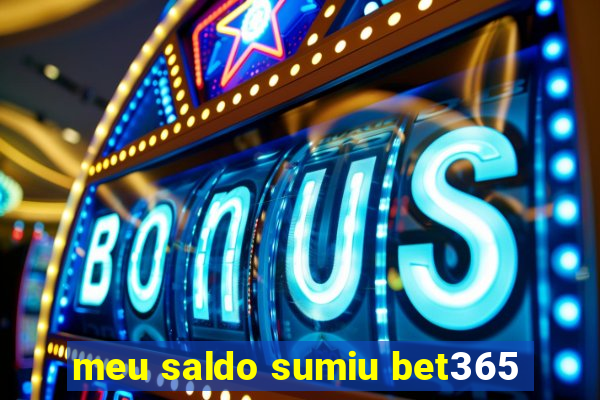 meu saldo sumiu bet365