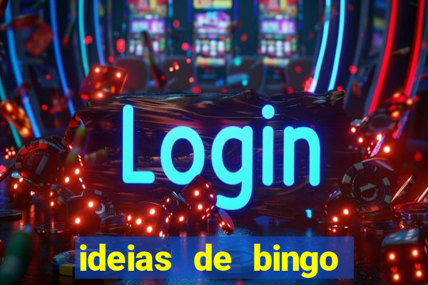 ideias de bingo para o natal