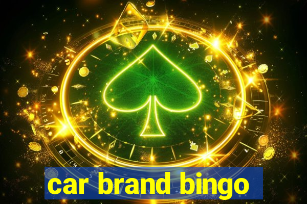 car brand bingo