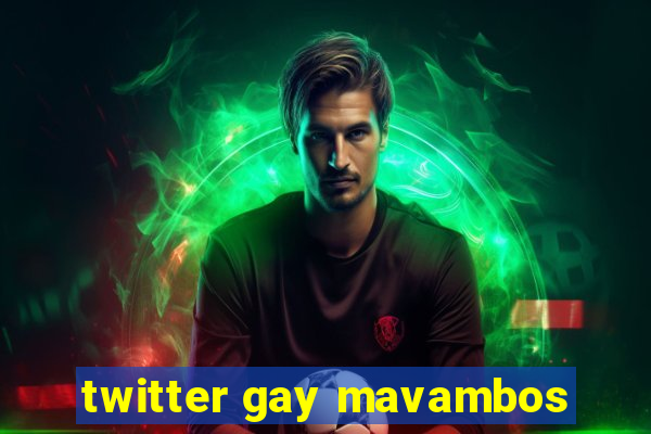 twitter gay mavambos