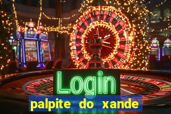 palpite do xande para hoje