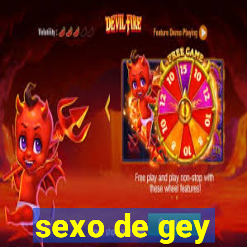 sexo de gey