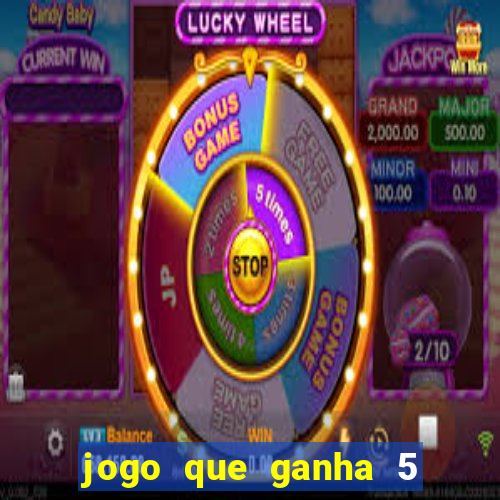 jogo que ganha 5 reais no cadastro