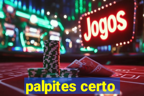 palpites certo