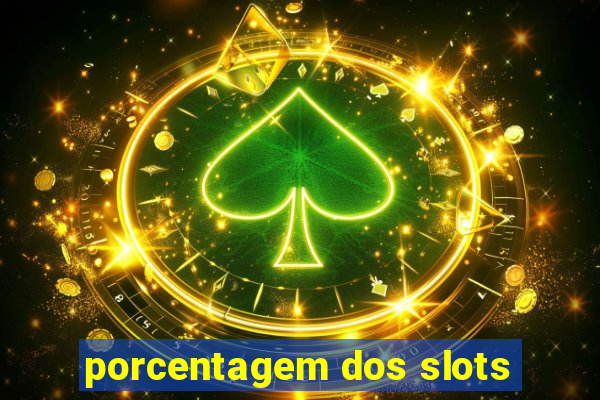 porcentagem dos slots