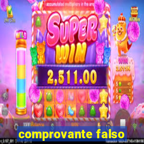 comprovante falso