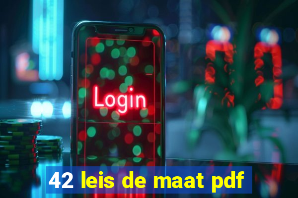 42 leis de maat pdf