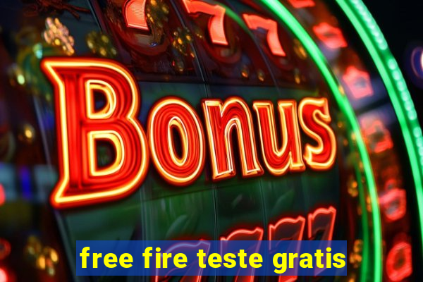 free fire teste gratis