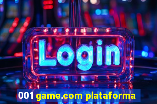 001 game.com plataforma