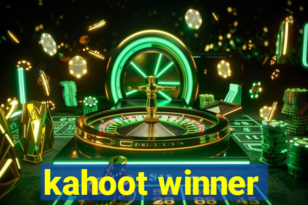 kahoot winner