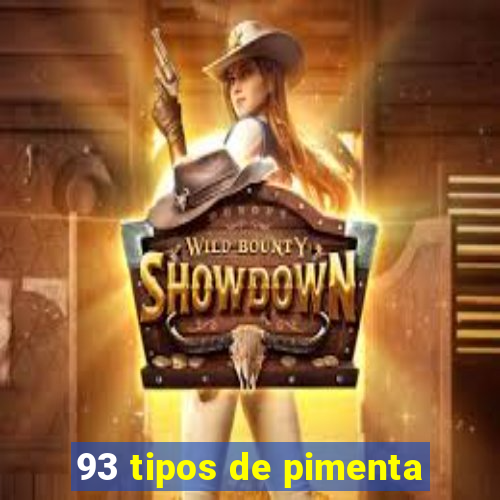 93 tipos de pimenta