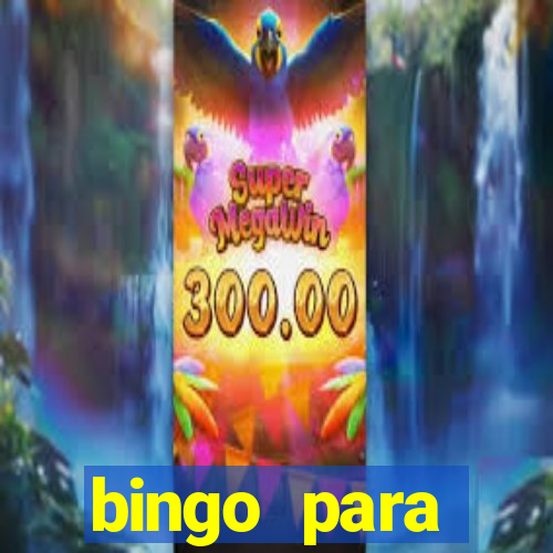 bingo para despedida de solteira para imprimir